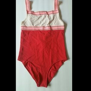 Jacadi Girl's Swimsuit in Red Size 12A